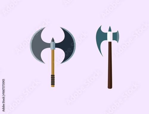 Minimalist Halberd Weapon Icon