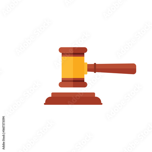 Clean Gavel Justice Icon