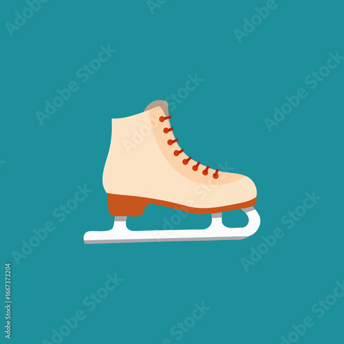 Elegant Ice Skate Icon