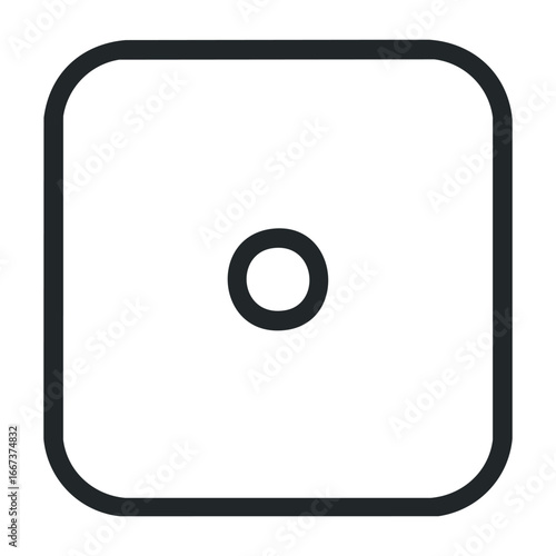 Engaging dice game event home setting digital content cozy environment fun concept for family entertainment. Vector outline illustration