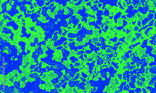 Blue Green Abstract Geometric Texture