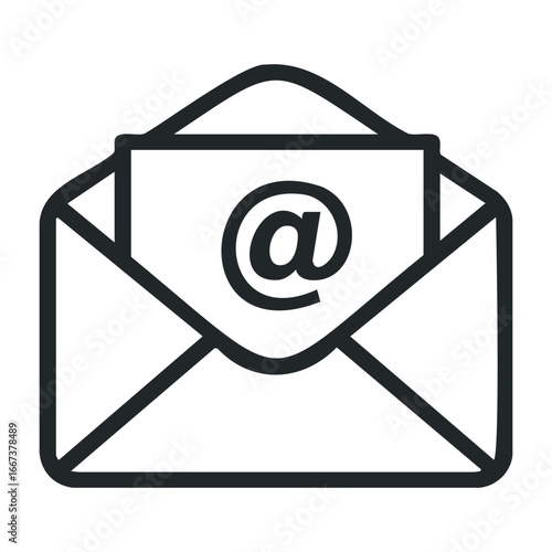 Email communication tips for effective business correspondence in a digital office environment. Vector outline illustration