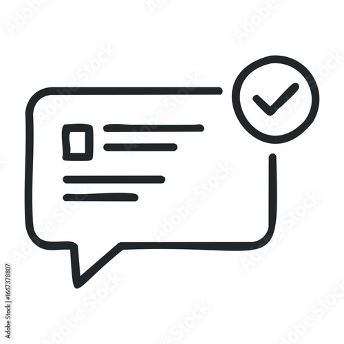Engaging online discussion virtual space social media informative environment interactive concept. Vector outline illustration