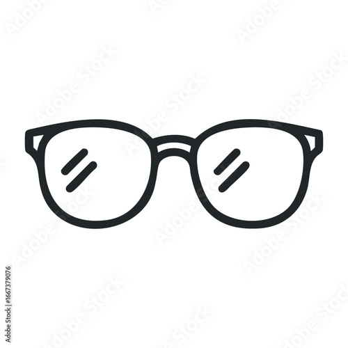 Fashion statement stylish sunglasses showcase urban environment image collection trendy perspective. Vector outline illustration