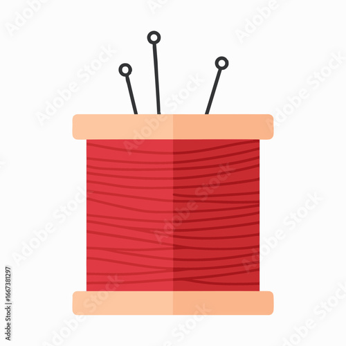 Minimal Bobbin Sewing Icon