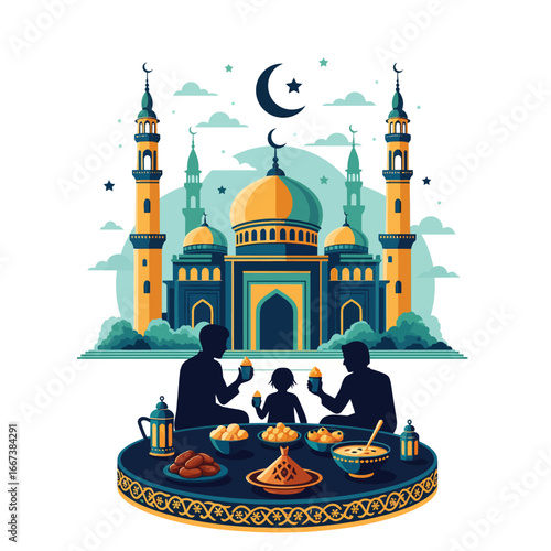 Celebrating Ramadan A Family Iftar Gathering at the Mosque