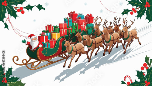 Cosiness living room Christmas interior horizontal banner. Comfortable domestic Xmas eve decor