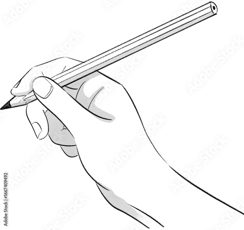 hand holding a pen