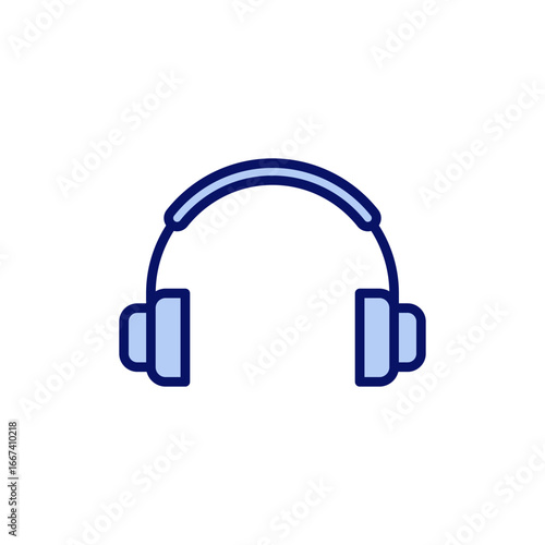 Headphone icon vector. Headvector sign and symbol