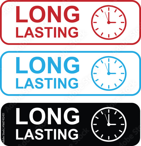 Long Lasting Product Labels with Warranty Clock Badges