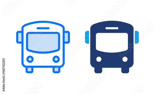 Bus icon vector illustration. bus sign and symbol. transport symbol