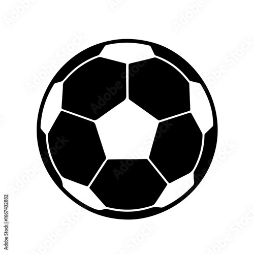 Soccer Ball Vector Icon
A simple and modern black and white vector icon of a classic soccer ball. This minimalist and clean design is perfect for sports websites, mobile apps, event flyers