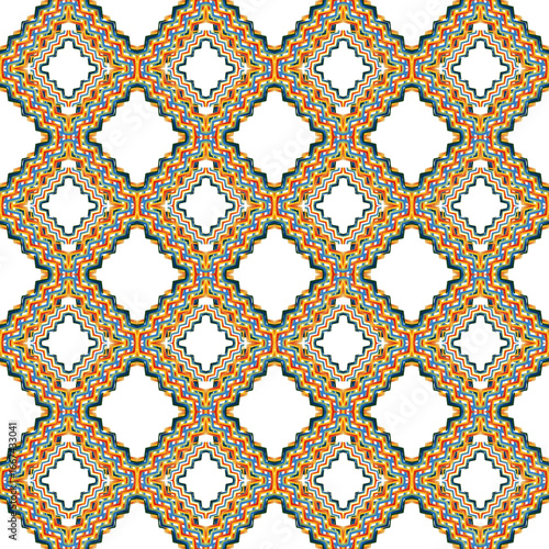 seamless pattern with geometric shapes, vector illustration