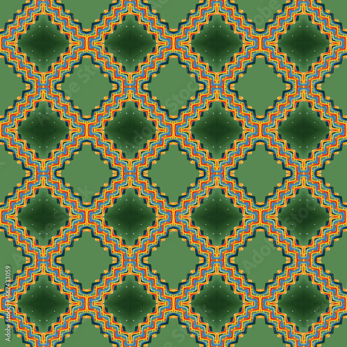 seamless pattern with geometric shapes, vector illustration