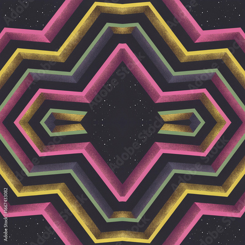 seamless pattern with geometric shapes, vector illustration