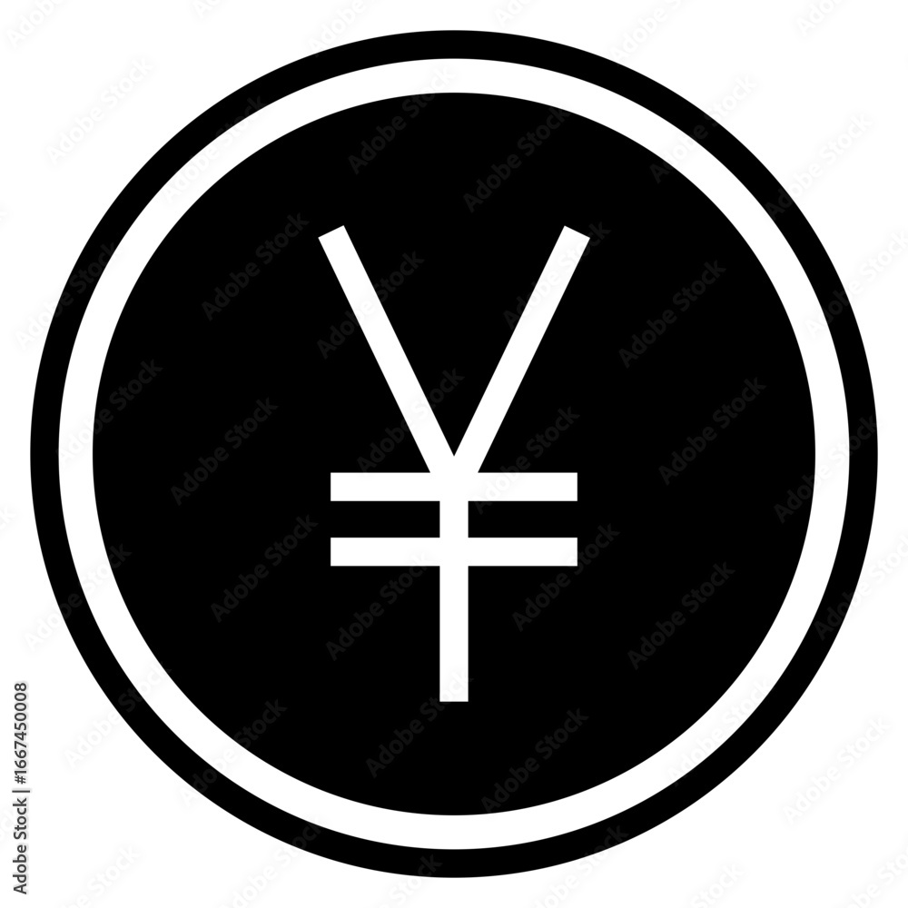 Obraz premium yen symbol