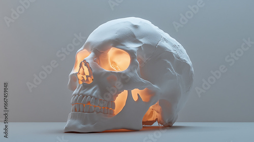 Minimal Yellow Background Abstract Illustration