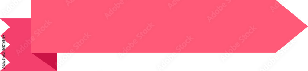 Fototapeta premium Blank Ribbon Label