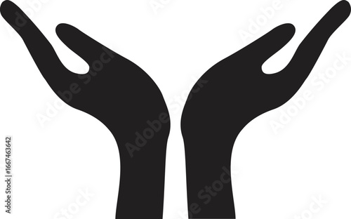 Two Hands Holding Up The Sky