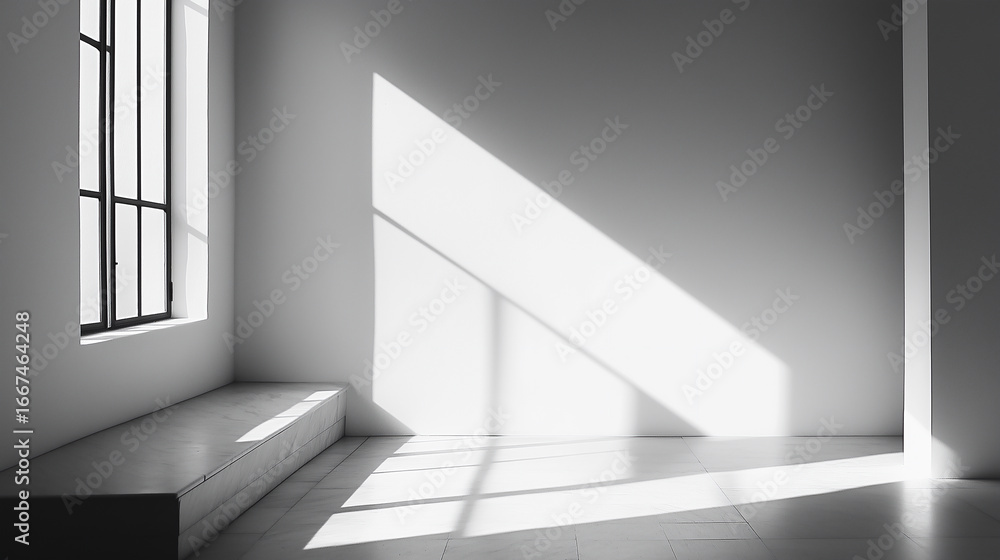 Obraz premium Flying Paper in White and Gray Tones – Minimal Abstract