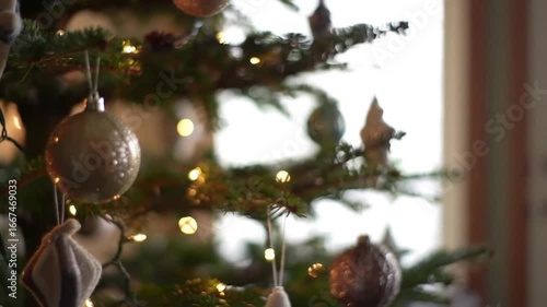 christmas tree and decorations