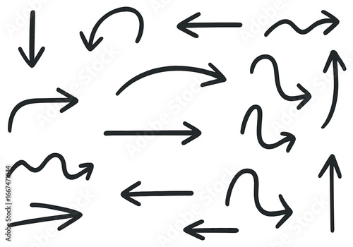 Dynamic arrow collection vector for navigation and design concepts - enhance your graphics