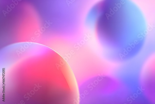 Blurred background with a soft gradient of pink and purple colors, a vector illustration depicting the close-up