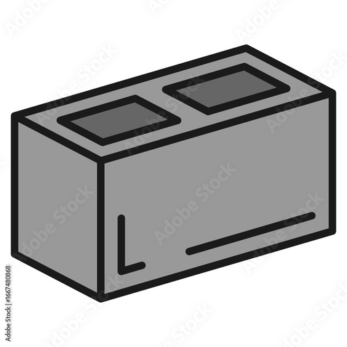 Concrete Block Icon