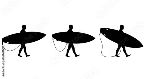 Surfing Sport Icon Surfer on Surfboard Vector Pictogram