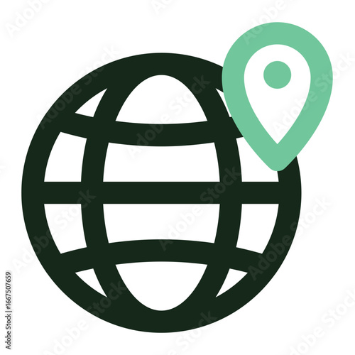 geolocation icon for illustration