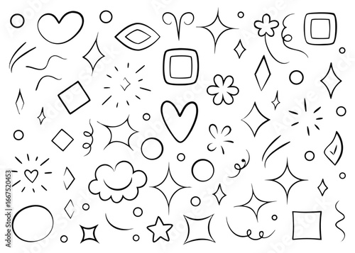 Charming crayon chalk art frames collection featuring round square and heart shapes for creative projects