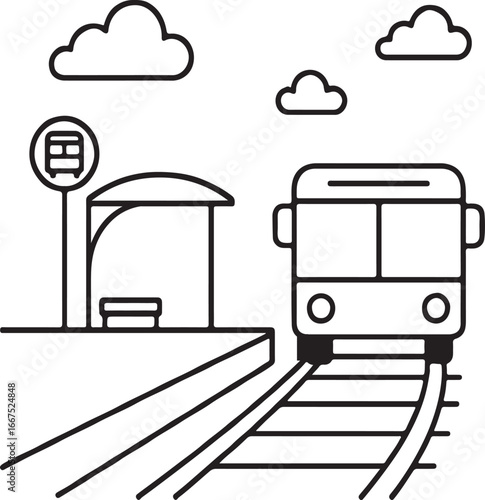 train in the station