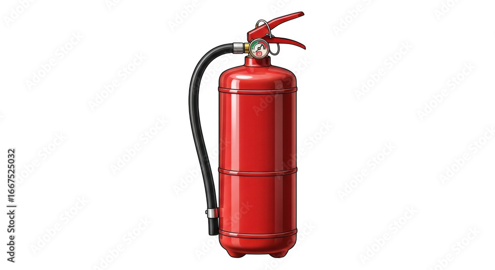 Obraz premium Essential Safety Equipment A Versatile Fire Extinguisher For Any Emergency Situation Protecting Your Home Workplace And Loved Ones