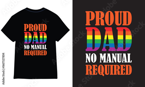 Father's Day T shirt Design.