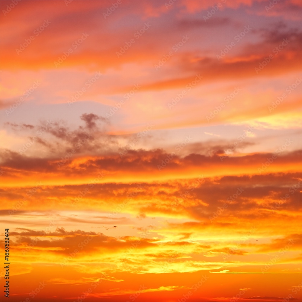 Naklejka premium A sleek airplane soars gracefully through a bright blue sky, surrounded by fluffy white clouds, capturing the essence of travel and adventure.