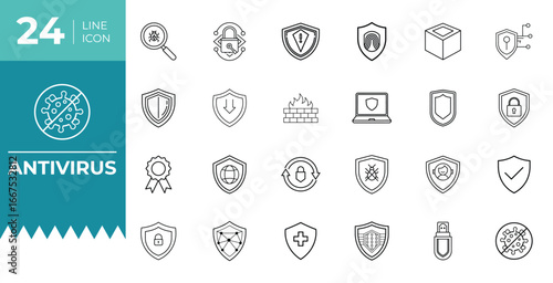 Antivirus Icon Security Vector Illustration
