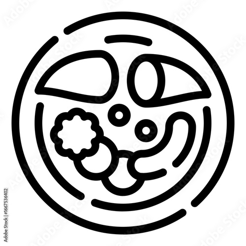 Pempek Indonesia Street Food Icon