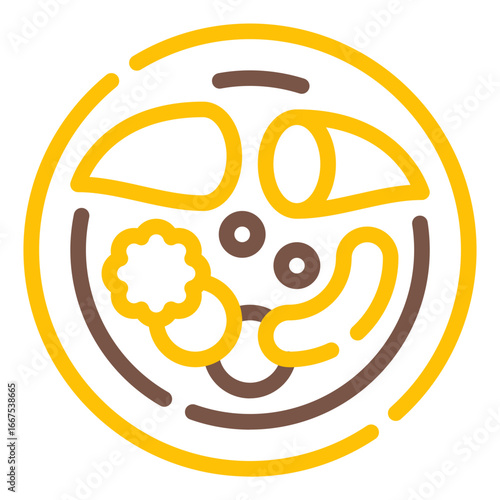 Pempek Indonesia Street Food Icon