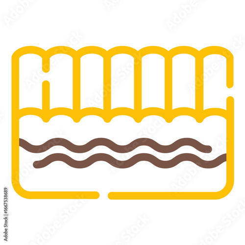 Grilled Bread Snack Icon