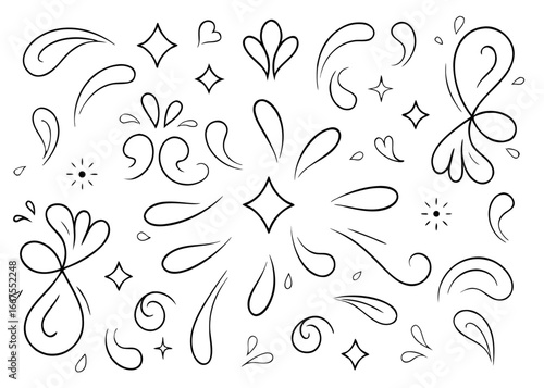 Abstract organic shapes collection in soft pastel hues featuring organic forms and fluid designs for creative projects