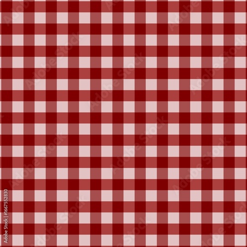 Maroon Gingham Checkered Pattern Background – Seamless Fabric Design