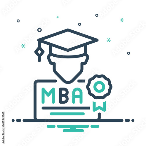 Mix  icon for mba