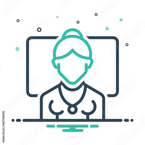 Mix  icon for teacher