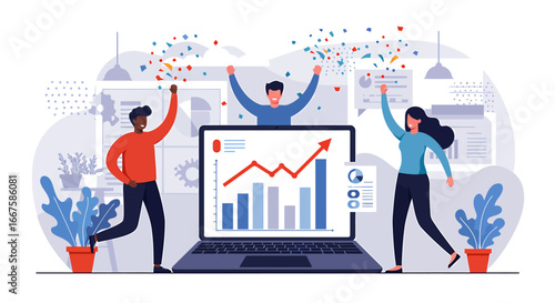 Celebrating Success Teamwork and Growth in Business
