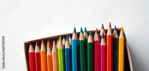 Compact color pencil set in small box mockup, ideal for stationery branding,  box,  tools