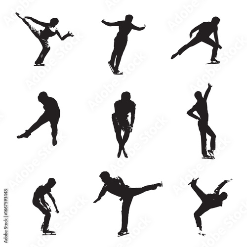 acrobatic silhouette
