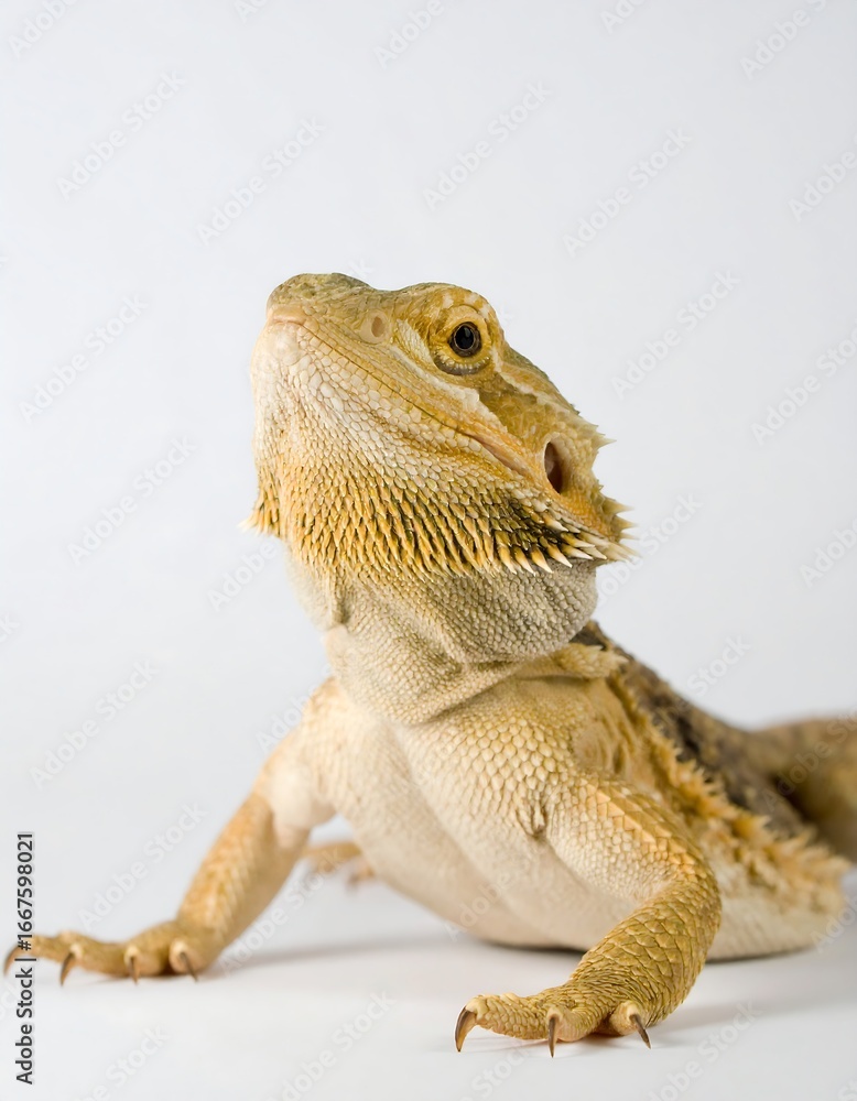 Obraz premium Bearded dragon close-up