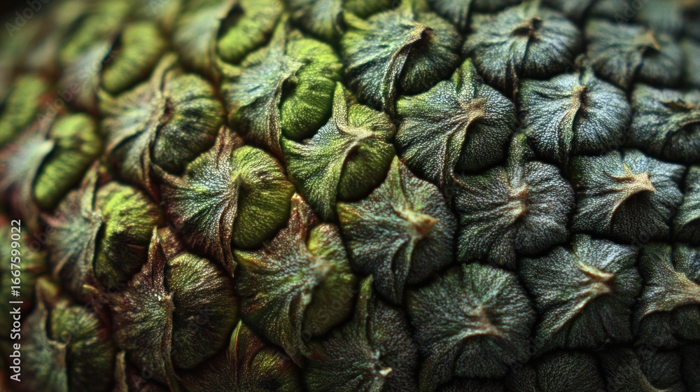 Obraz premium Close-up pineapple skin texture (1)
