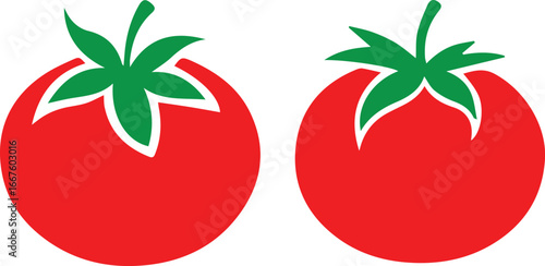 tomato icon and vector design.	