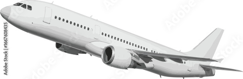 vector illustration of airplane